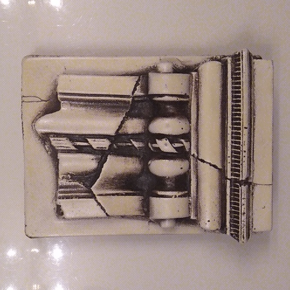 MAIA, bisque column, Atlantis Tile, like Sid Dickens. *Rare & Retired wall art - Picture 2 of 12